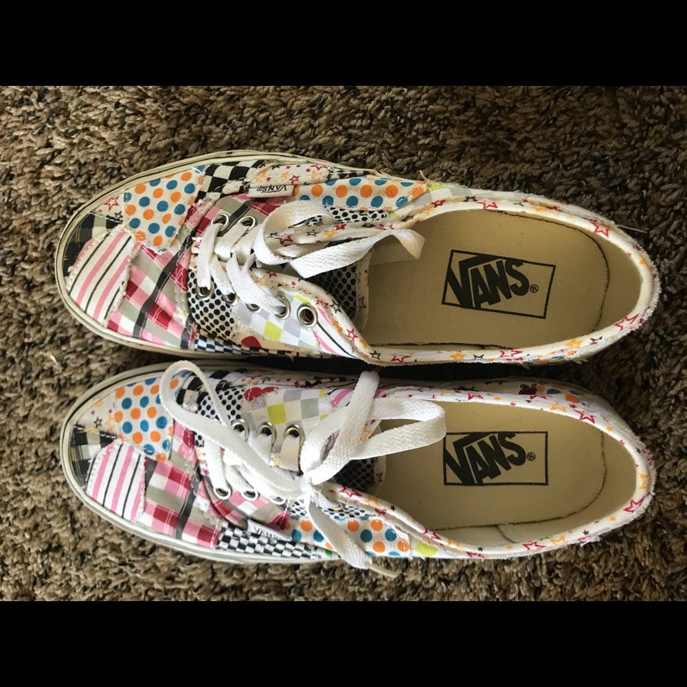 SOLD....Vans Patchwork